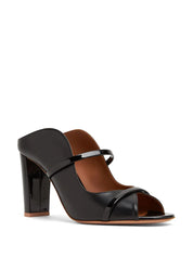 85mm block-heel mules