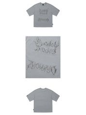 Shadow boxing applique t-shirt