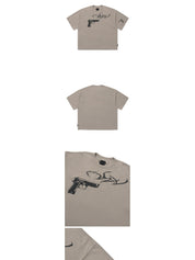 Gun shot t-shirt