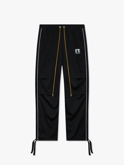Rhude mesh piping parachute track pant