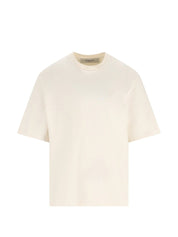 Relaxed fit t-shirt cotton jersey logo patch