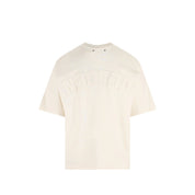 Relaxed fit t-shirt cotton jersey logo patch