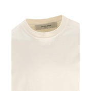 Relaxed fit t-shirt cotton jersey logo patch