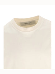 Relaxed fit t-shirt cotton jersey logo patch