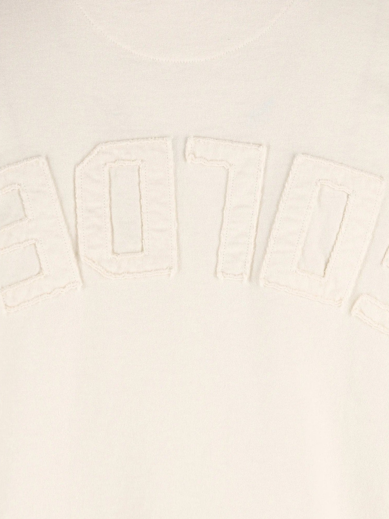 Relaxed fit t-shirt cotton jersey logo patch