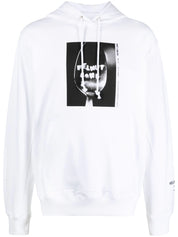 Helmut Lang photograph-print cotton hoodie