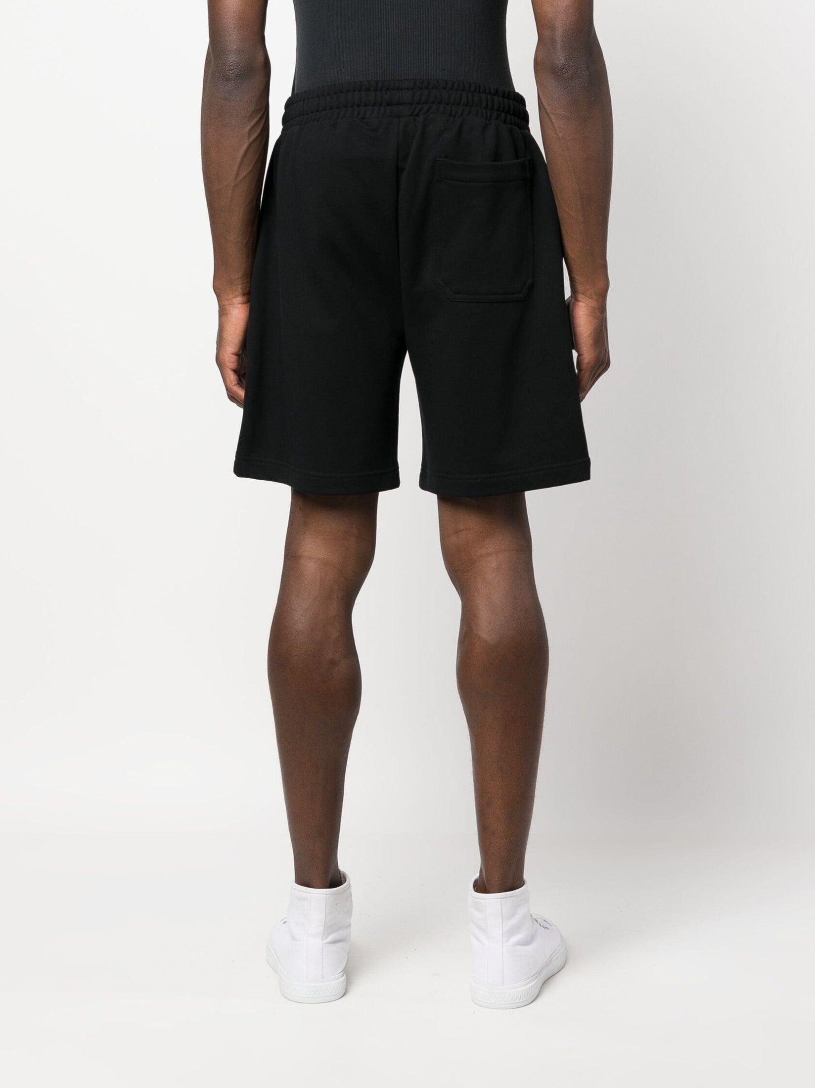 Helmut lang logo-print cotton track shorts