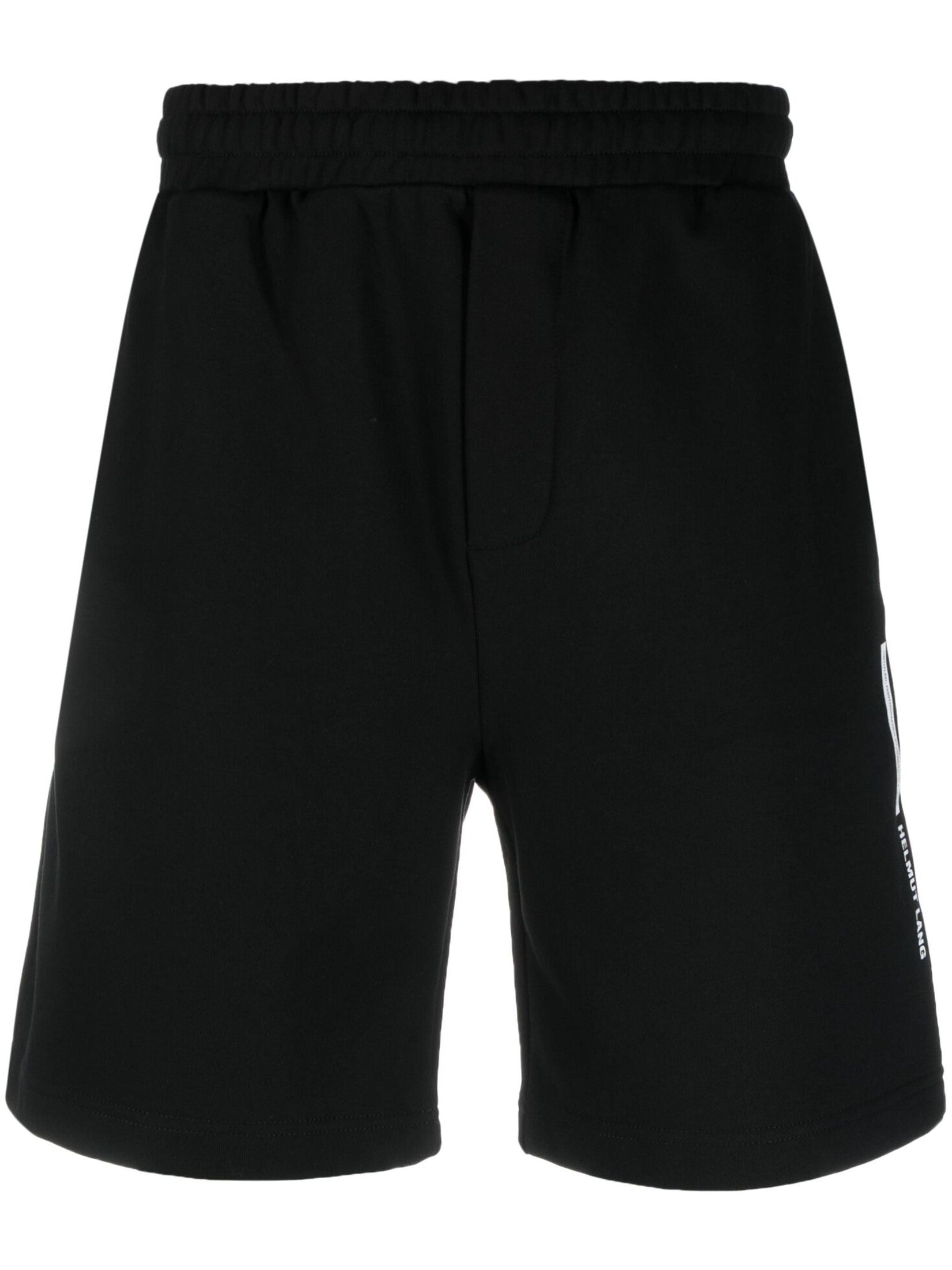 Helmut lang logo-print cotton track shorts