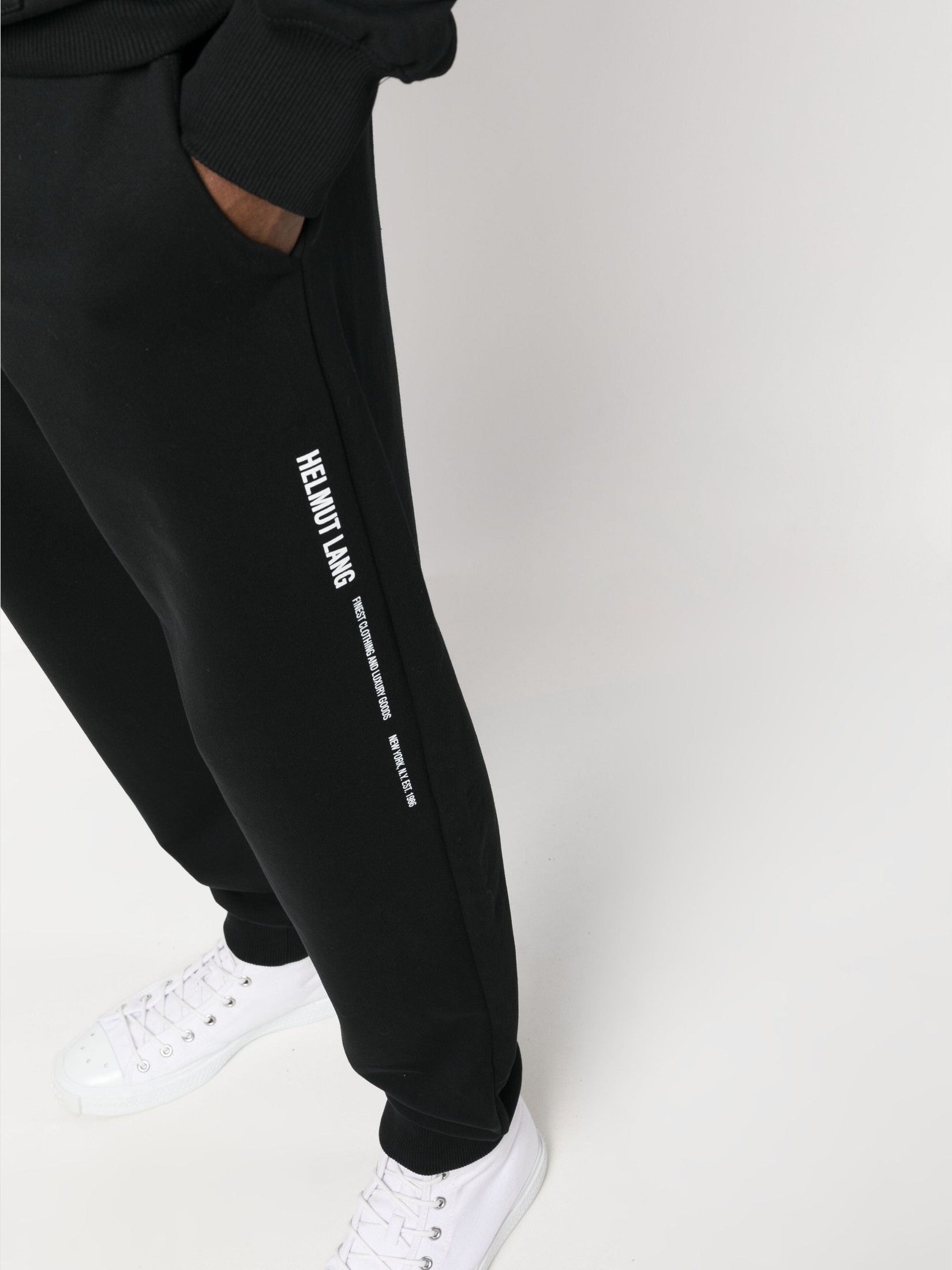 Helmut lang logo-print cotton track pants