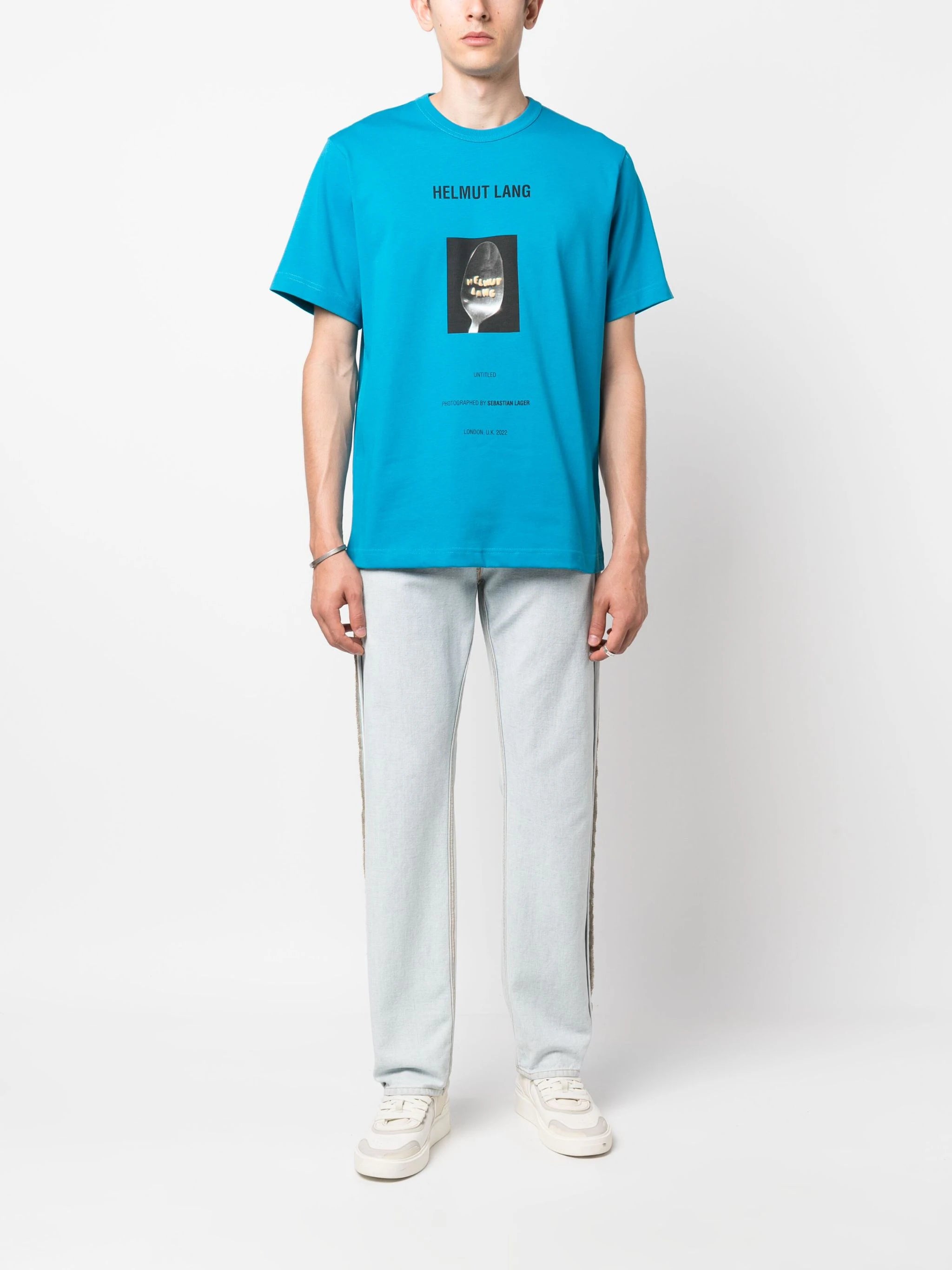 Helmut Lang photograph-print cotton T-shirt