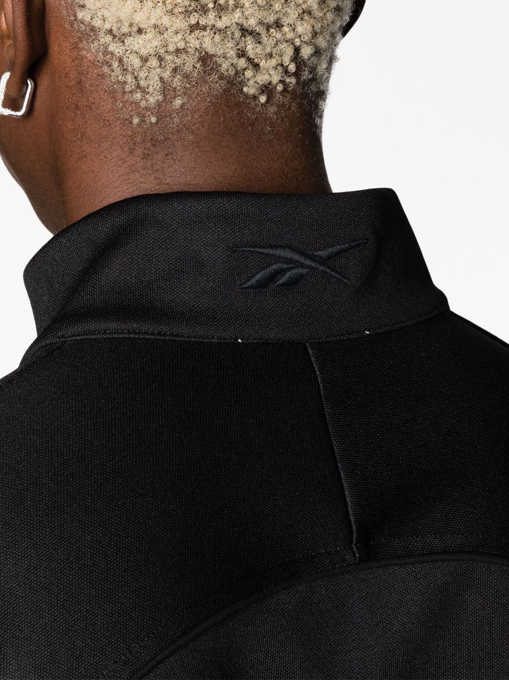 Piped-trim track jacket