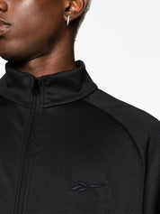 Piped-trim track jacket