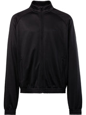 Piped-trim track jacket