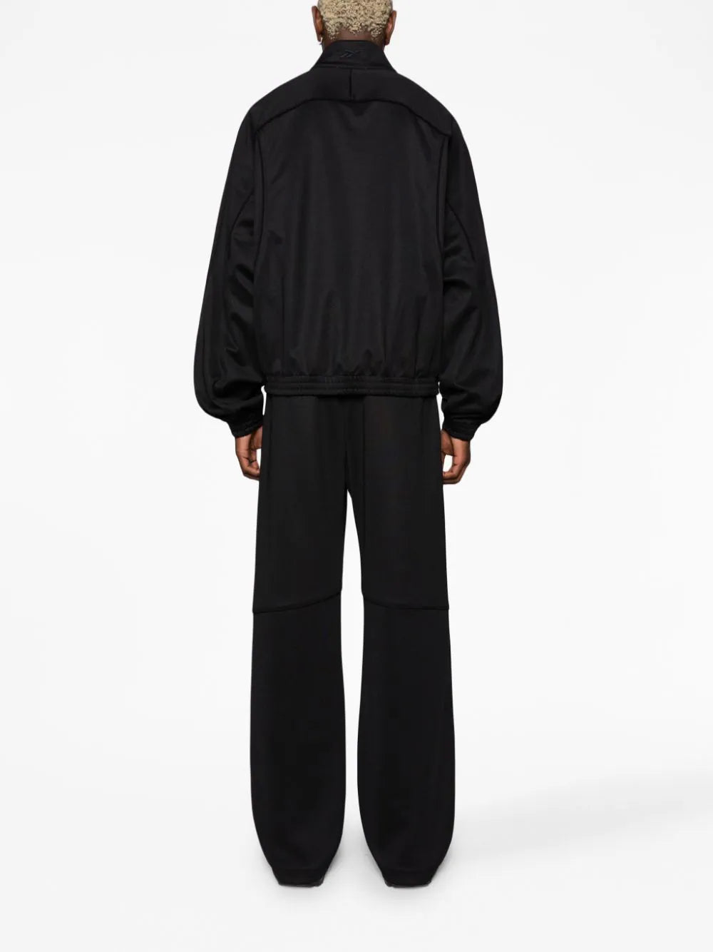 Piped-trim track jacket