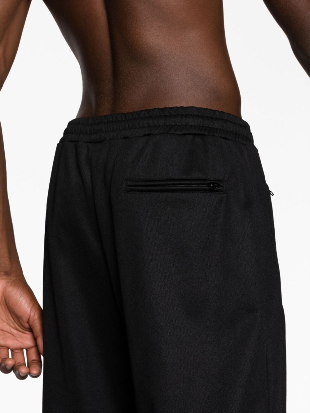Piped-trim track pants