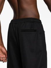 Piped-trim track pants