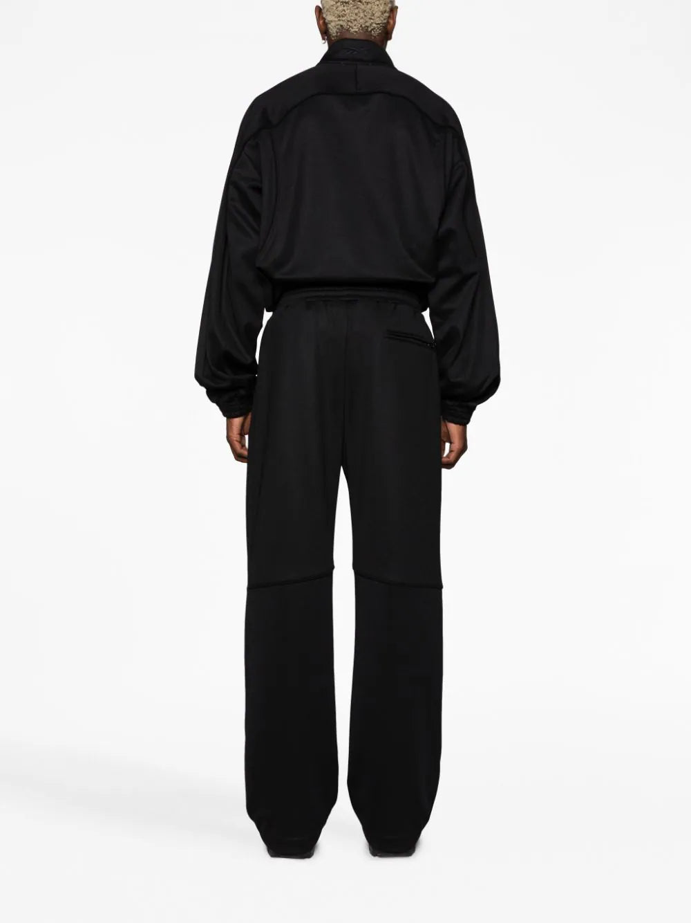 Piped-trim track pants