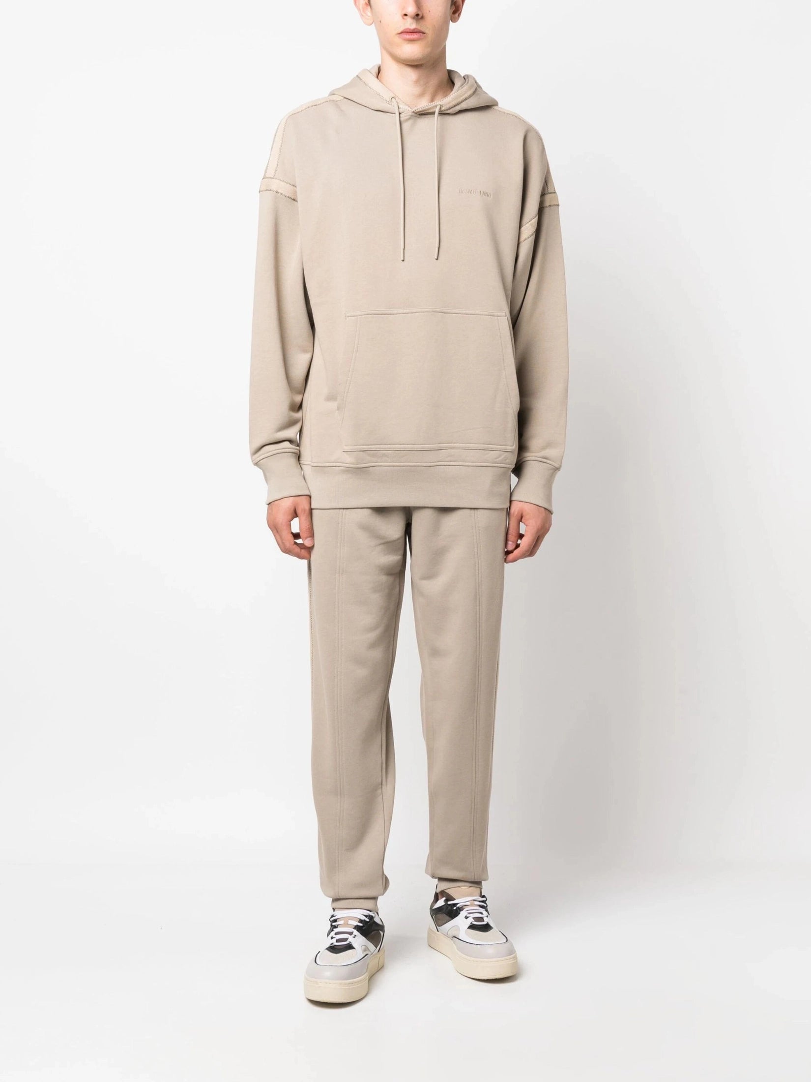 Helmut lang elasticated-waist cotton track pants