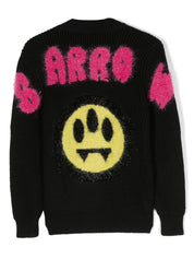 Barrow kids crew-neck intarsia-knit sweatshirt