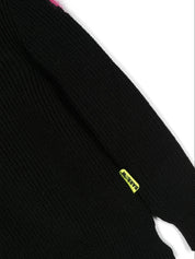 Barrow kids crew-neck intarsia-knit sweatshirt