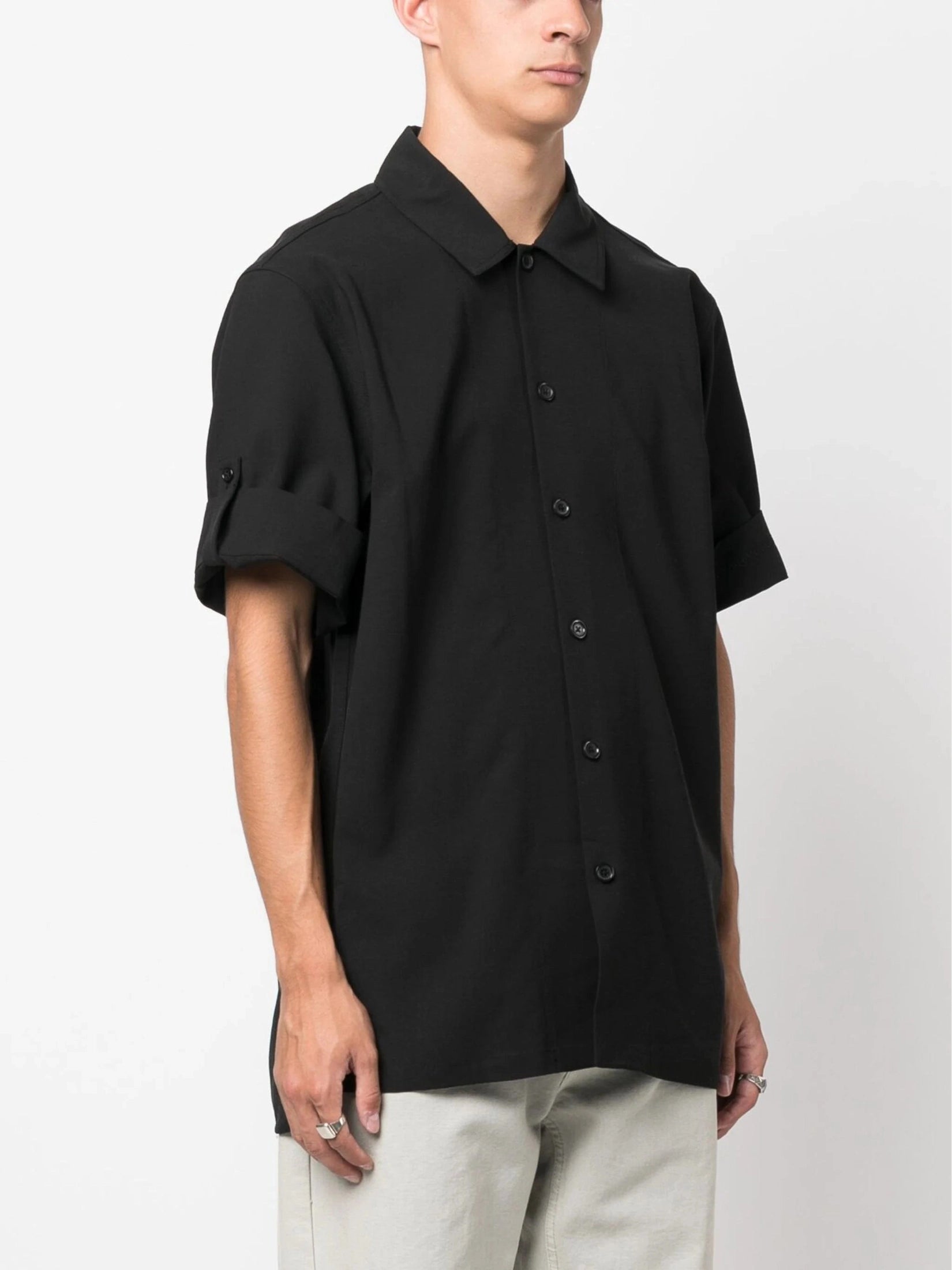 Helmut lang short-sleeve button-up shirt
