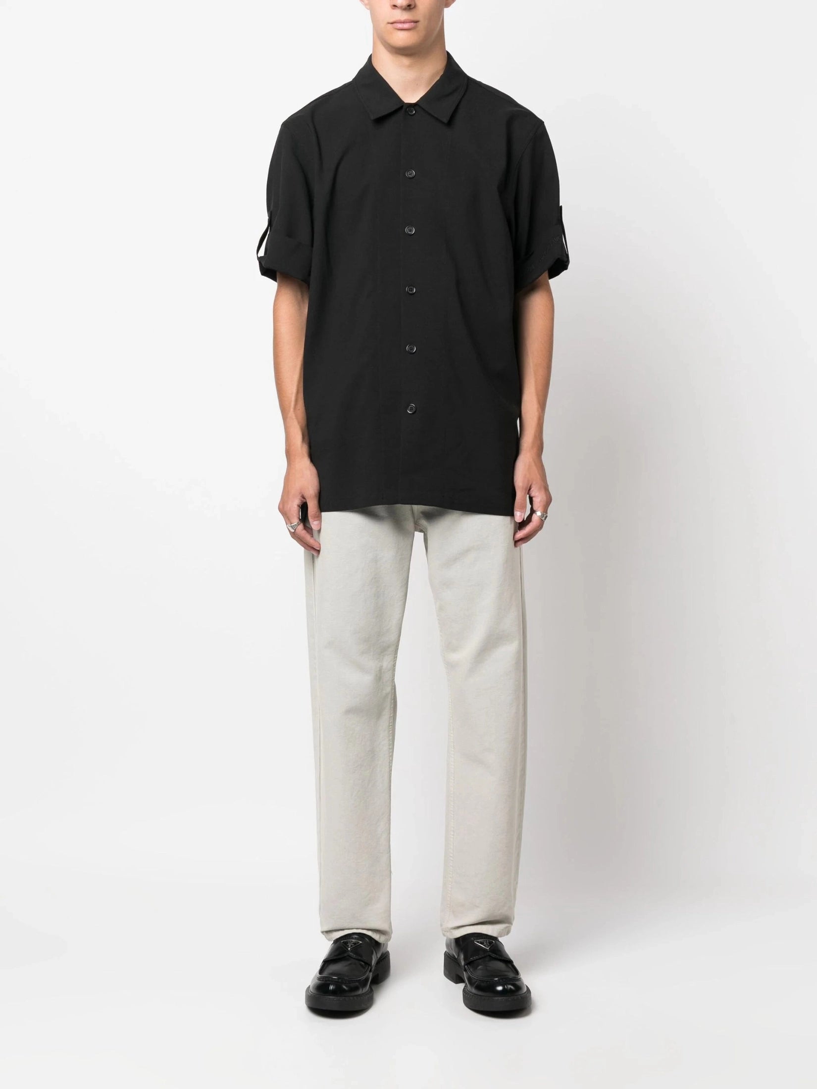 Helmut lang short-sleeve button-up shirt