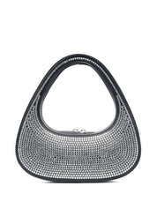 CRYSTAL-EMBELLISHED BAGUETTE SWIPE BAG