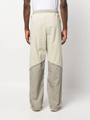 Elasticated-waist ripstop track pants