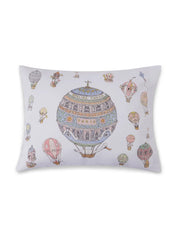 SATIN CUSHION COVER HOT AIR BALLOONS 30X40 CM