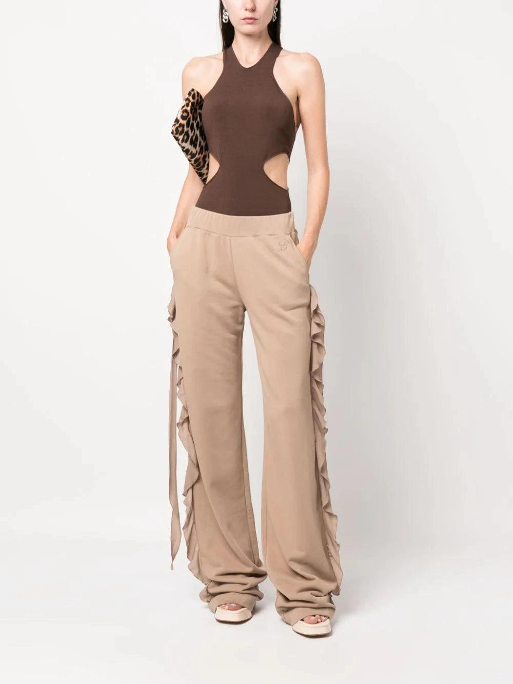 Sweatpants w/ruffles