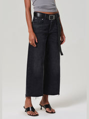Ayla raw hem crop