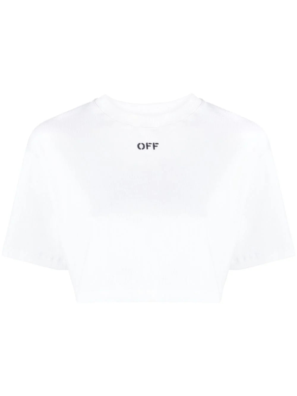 Off-Stamp cropped T-shirt