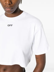 Off-Stamp cropped T-shirt