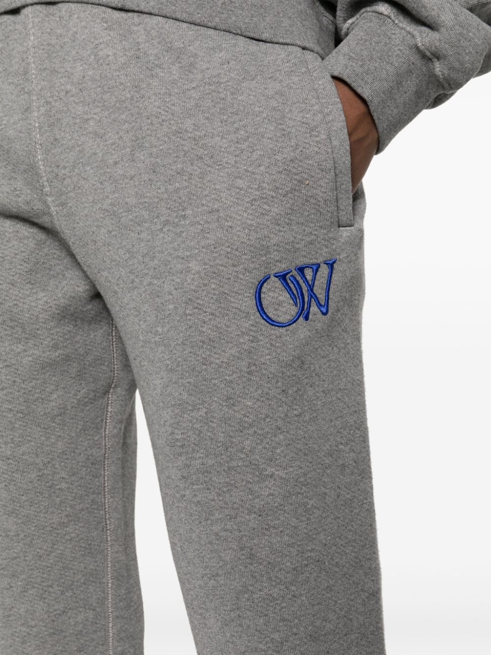 logo-embroidered track pants