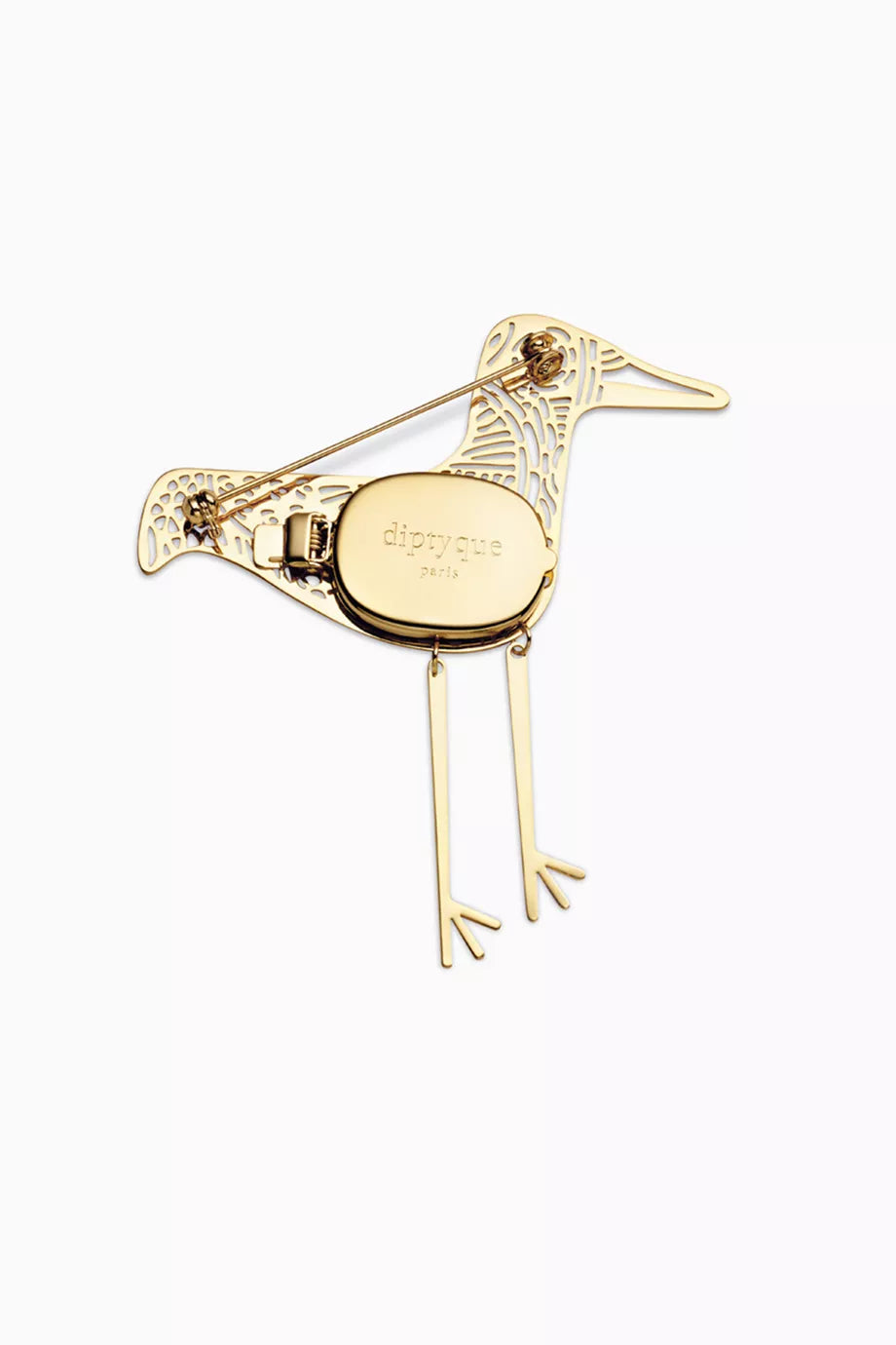 Perfumed brooch fleur de peau