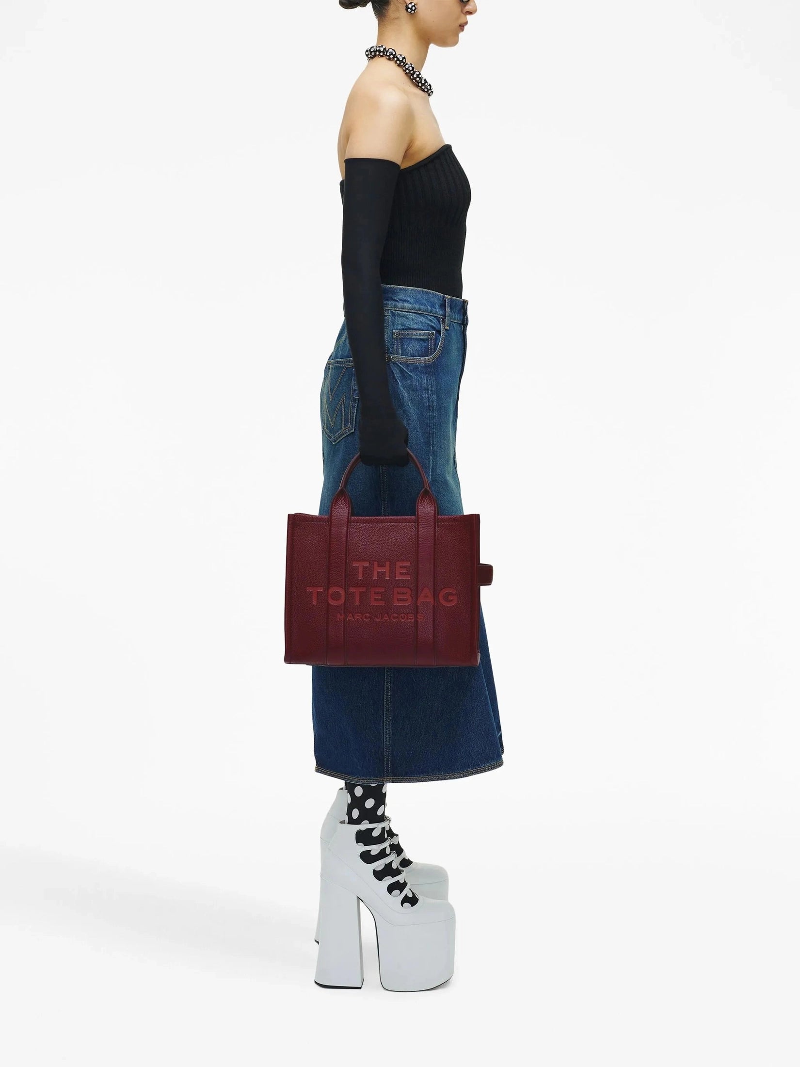 The Leather Medium Tote Bag