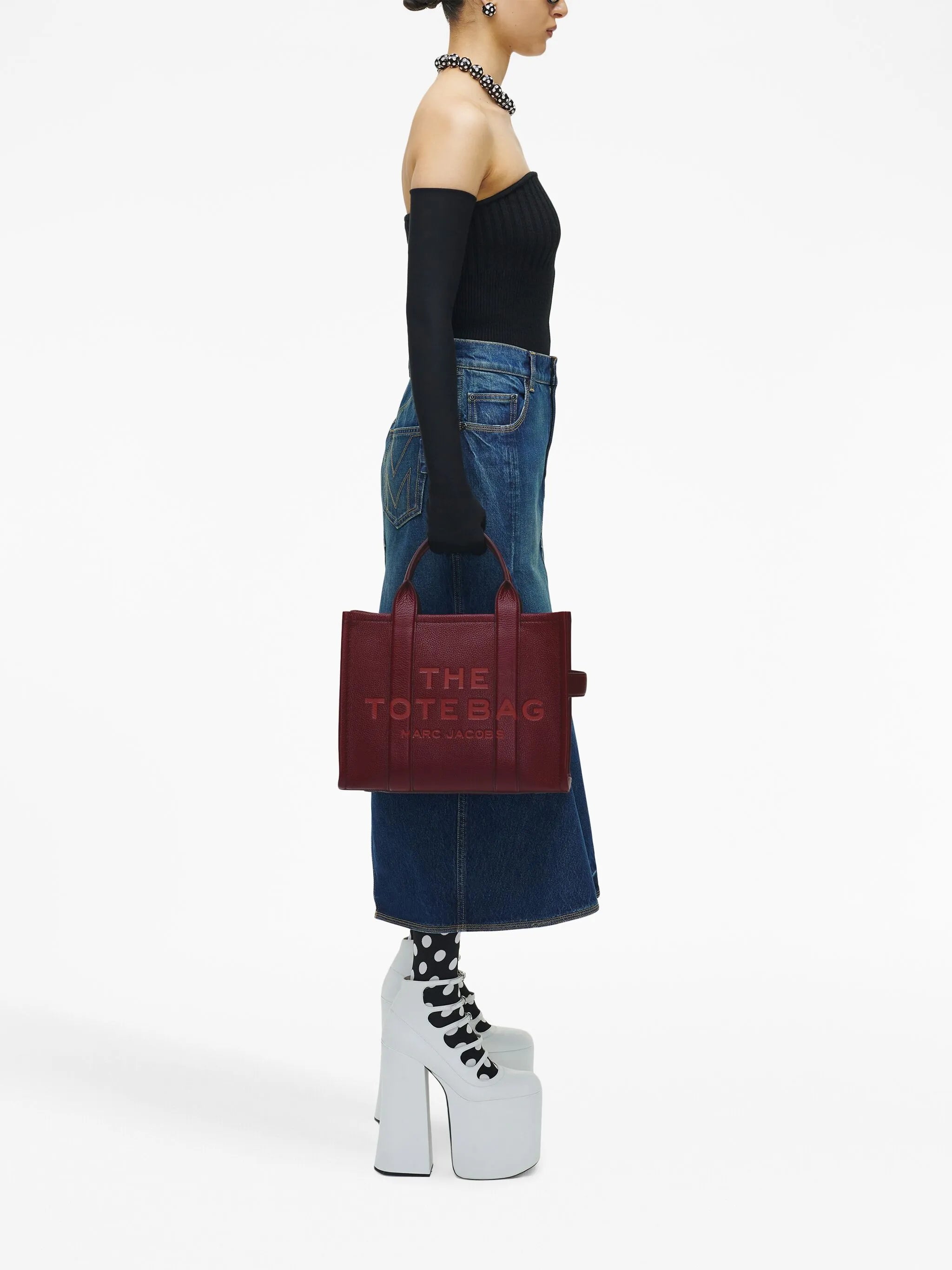 The Leather Medium Tote Bag