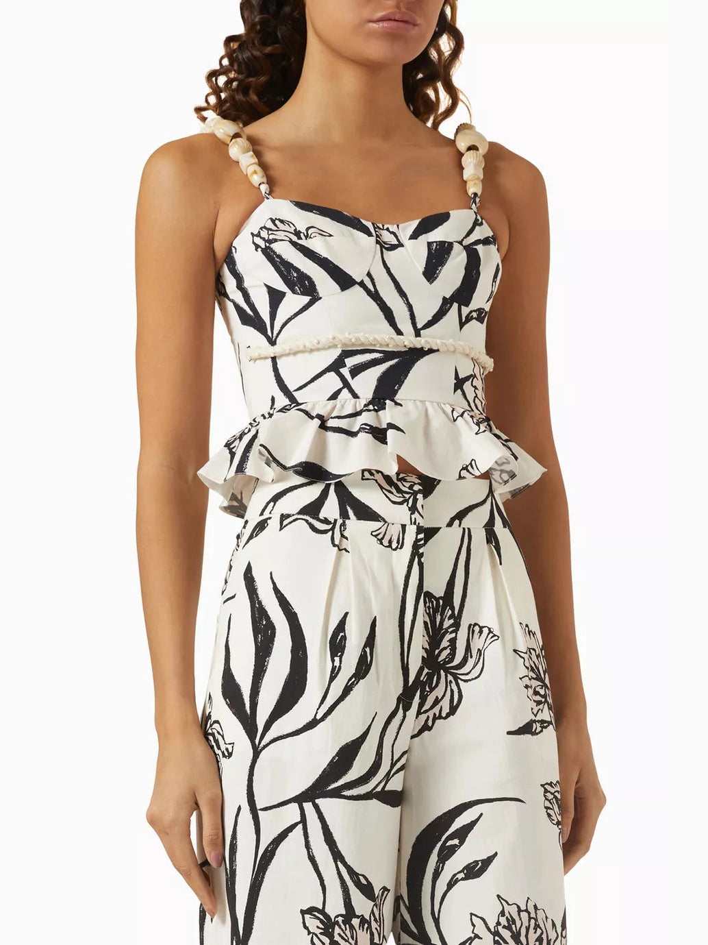 Iris peplum top