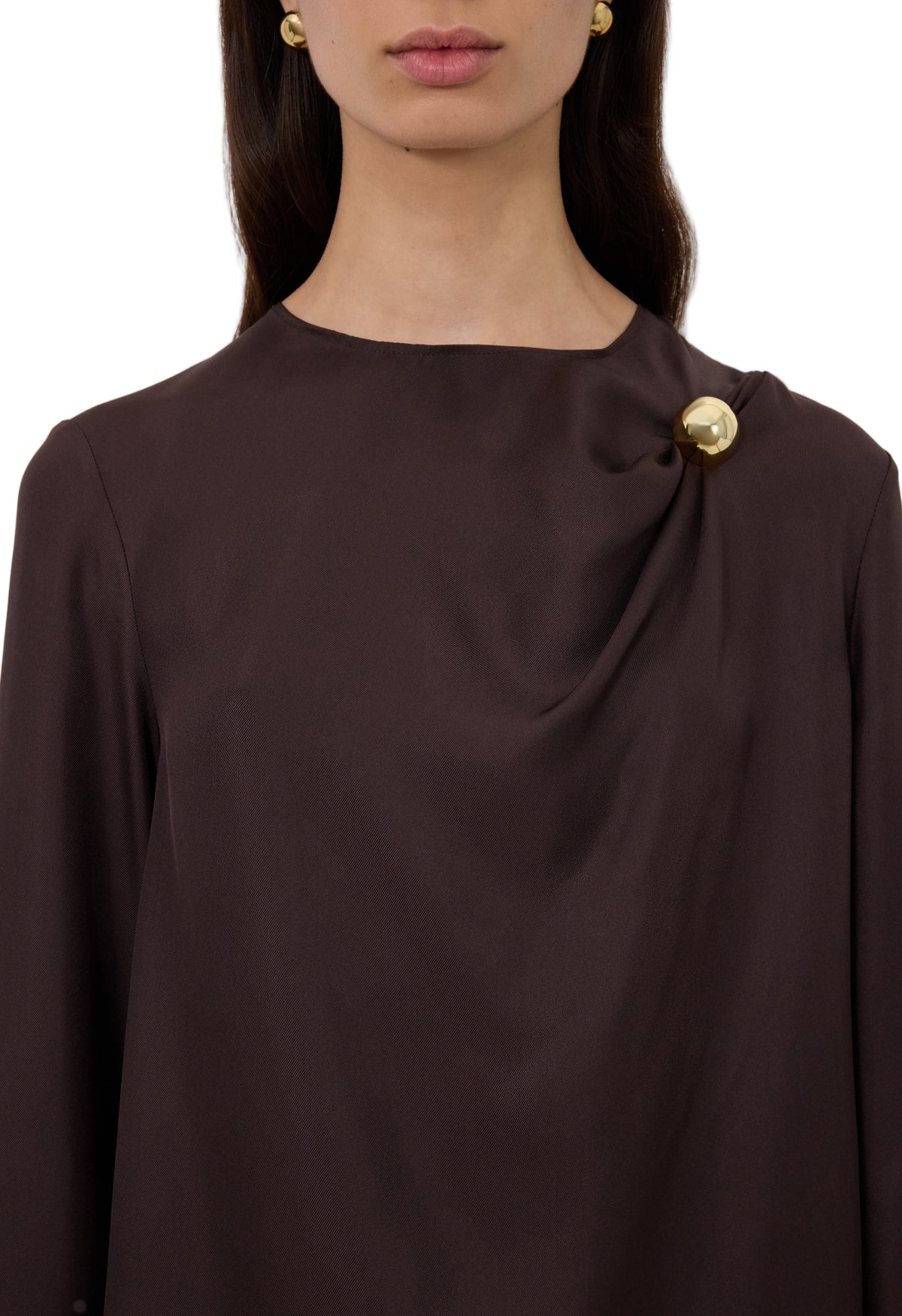 AZAE DRAPPED BLOUSE