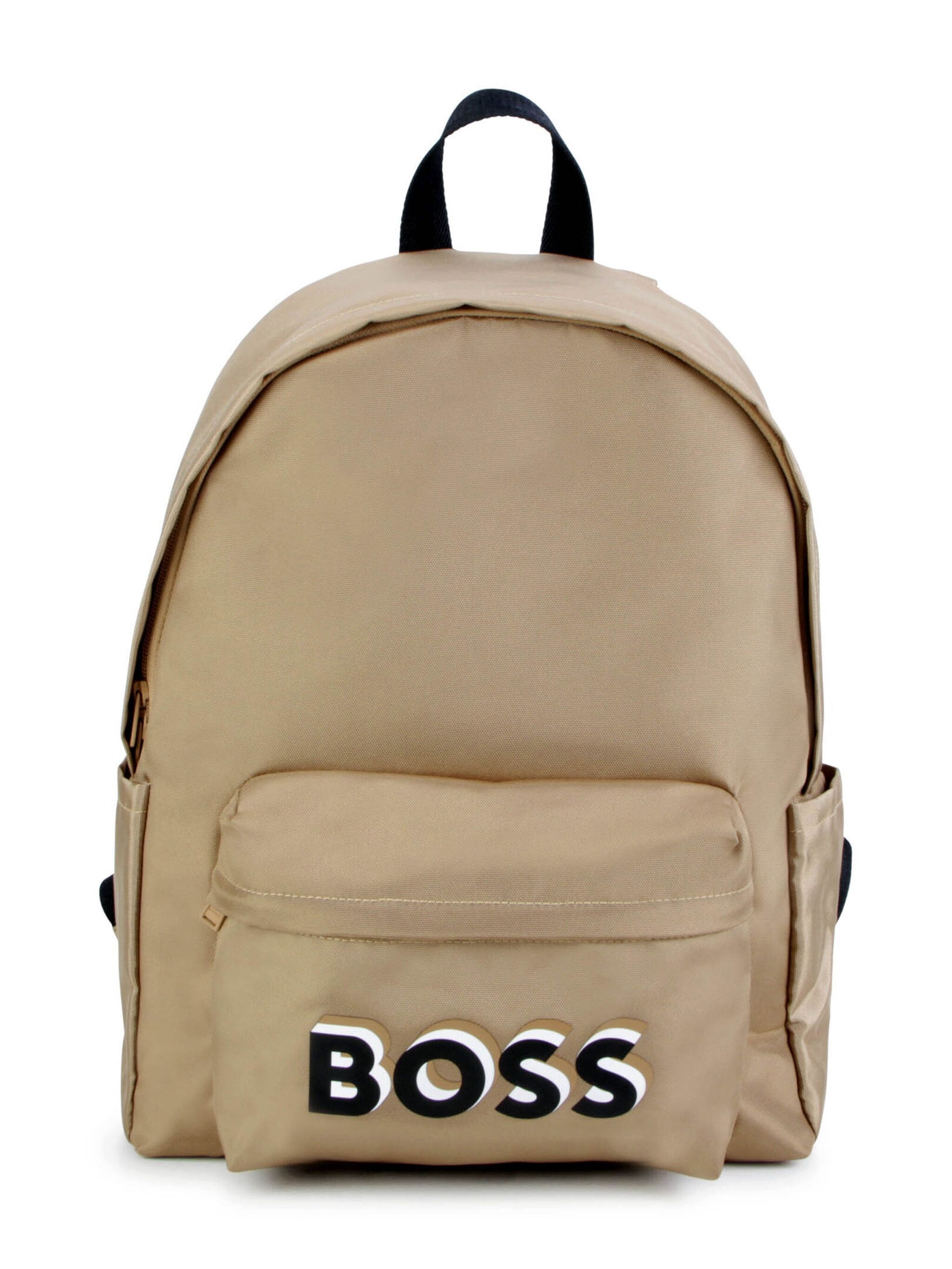 BOSS Kidswear logo-print backpack