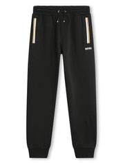 BOSS Kidswear cotton-blend tracksuit set