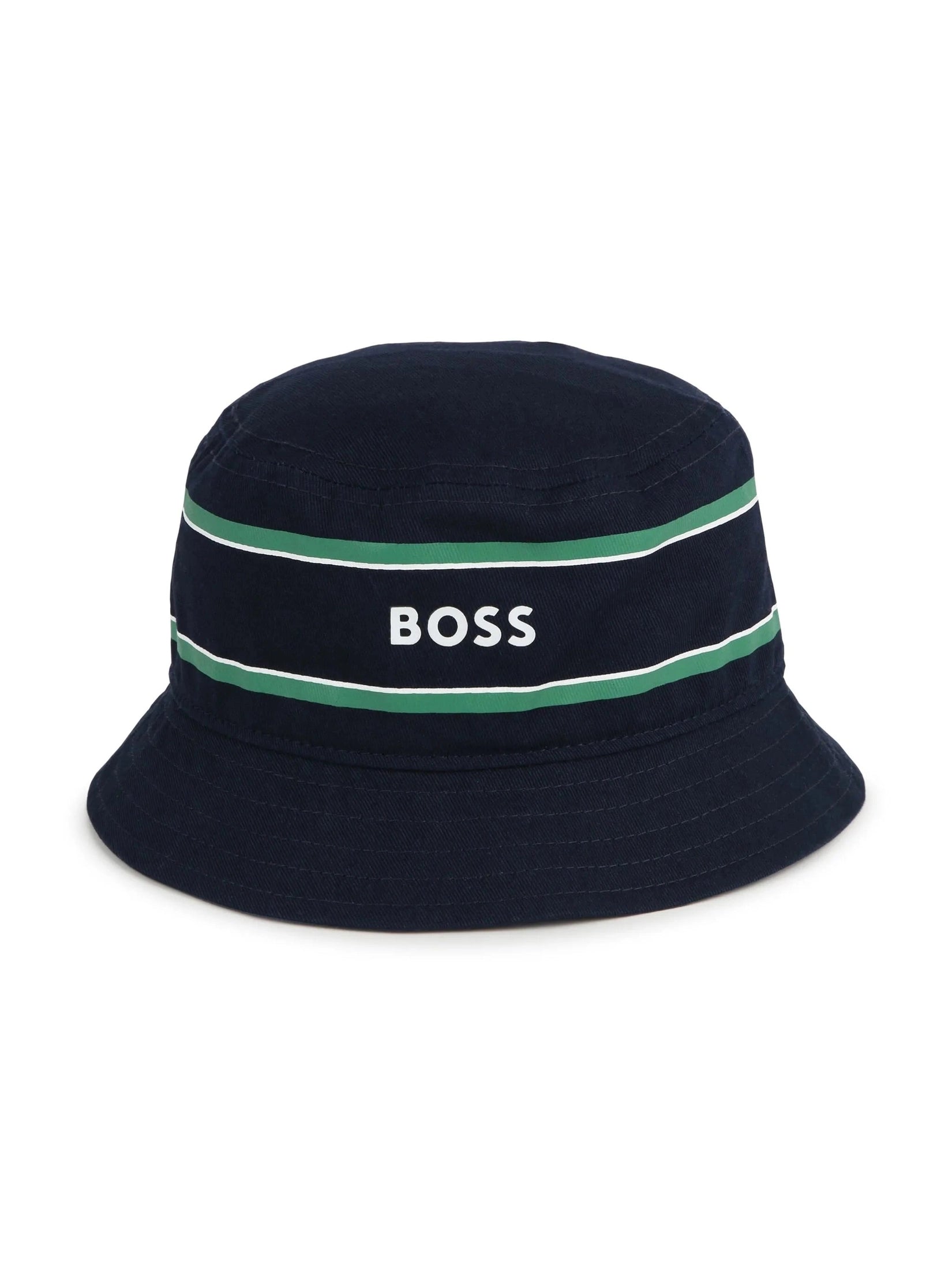 Logo print bucket hat