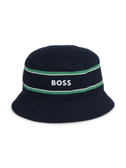 Logo print bucket hat