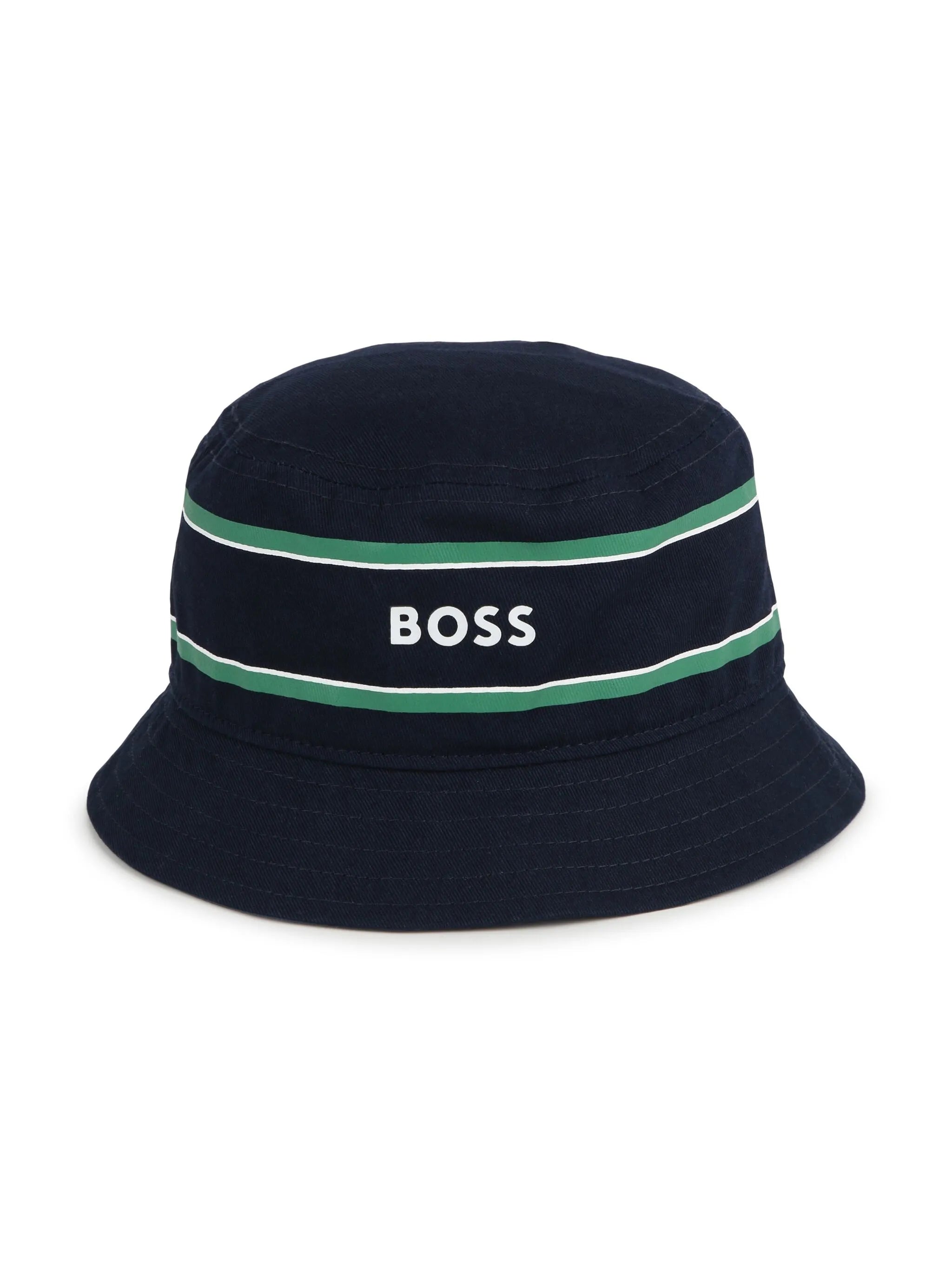 Logo print bucket hat