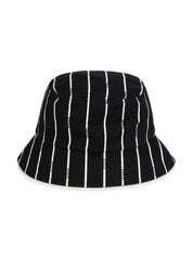 HUGO KIDS logo-print striped bucket hat