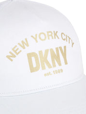 Dkny Kids foil logo-print cotton cap