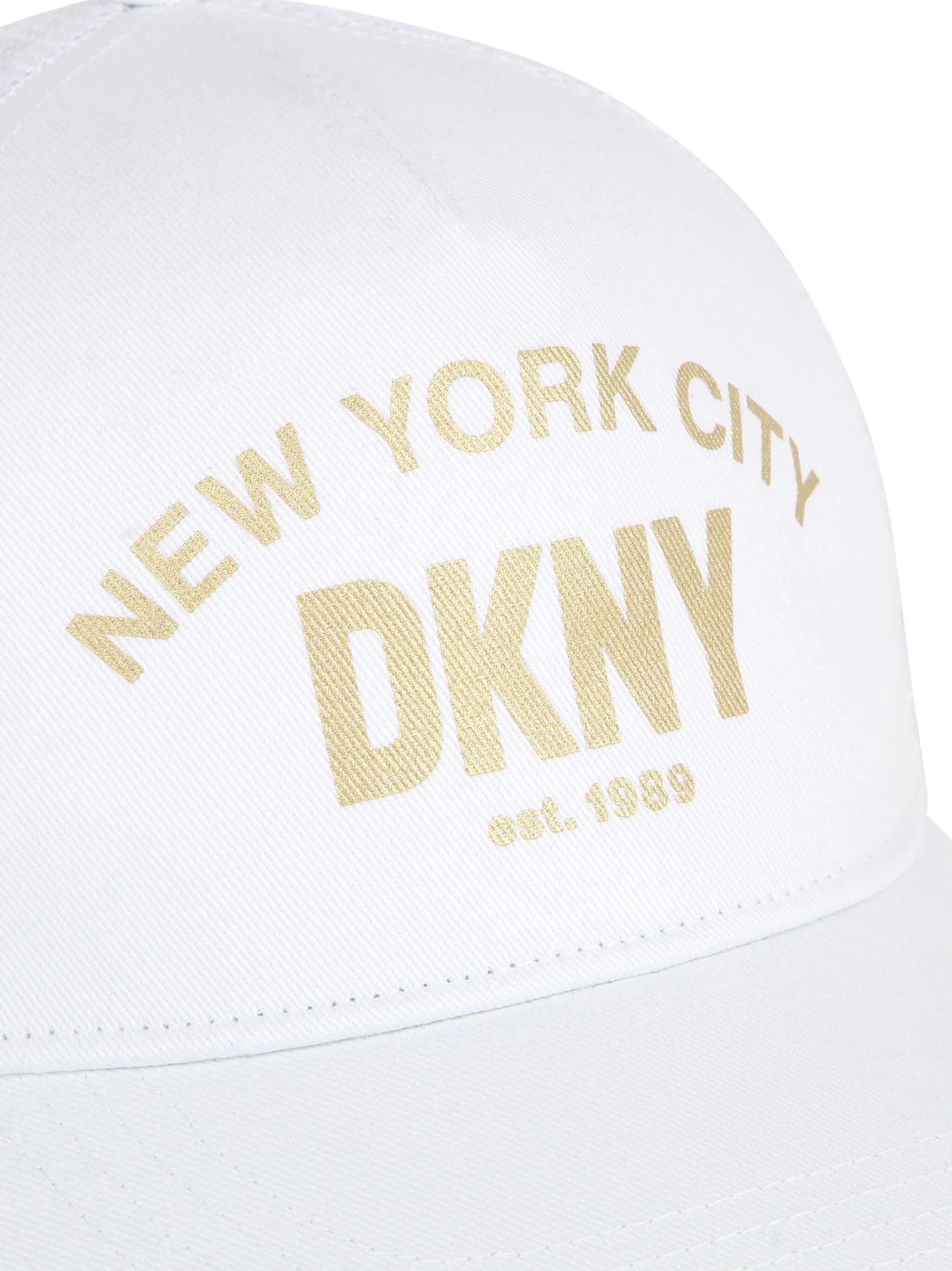 Dkny Kids foil logo-print cotton cap
