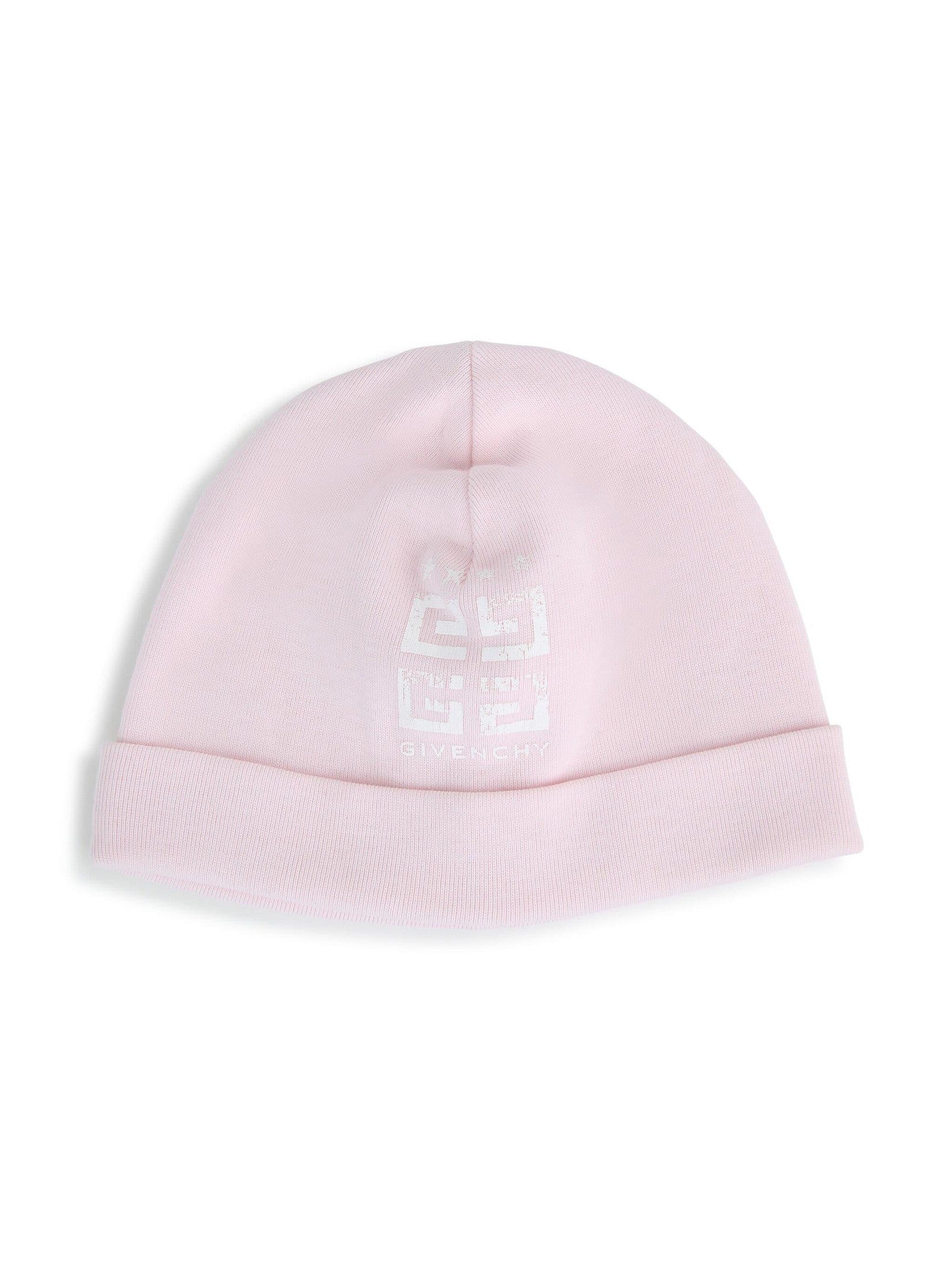 Givenchy kids 4g-print cotton beanie (set of two)