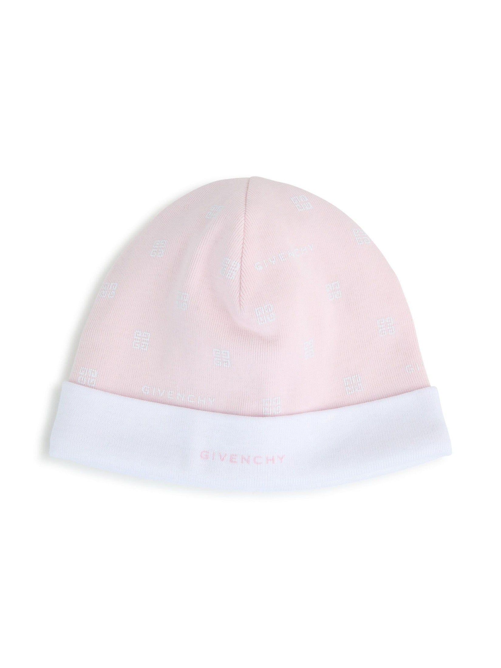 Givenchy kids 4g-print cotton beanie (set of two)
