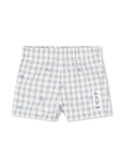 Kenzo Kids graphic-print checked T-shirt short set